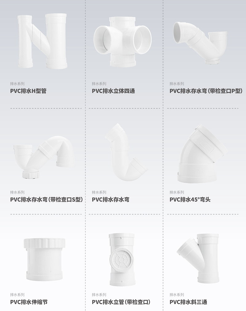 龍勝PVC-U靜音排水管系統