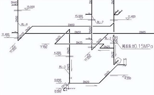 三層熱水回水系統圖實例施工，連十層圖紙都有！快快學習一波！